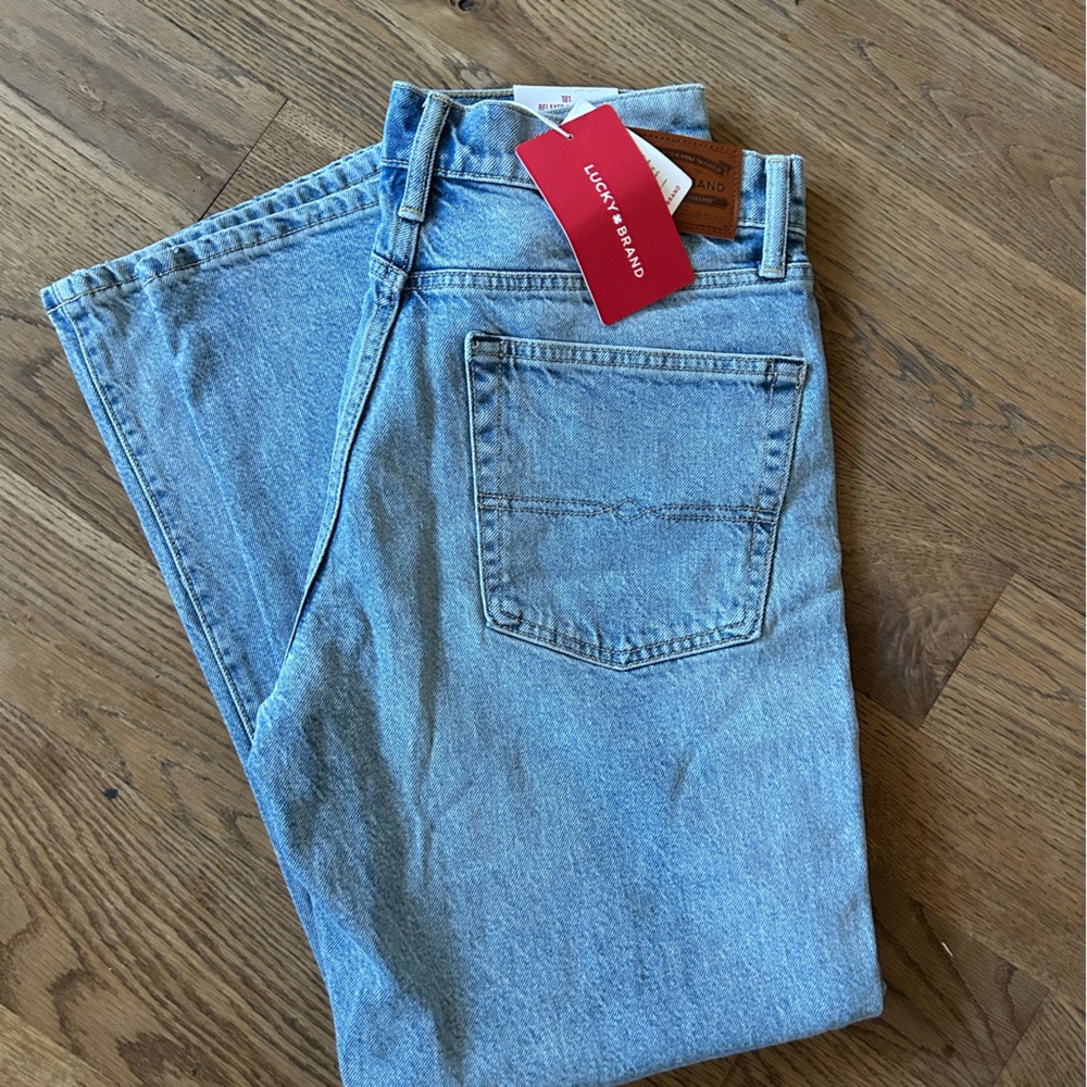 Lucky Brand Relaxed Straight Jeans 31x30 new nwt